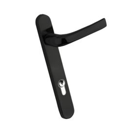 Pro-Linea Door Handle Pair - Black (240mm) | Dortech Direct