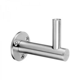 Q-Railing Circular Handrail Bracket - Flat Mount, Grade 304